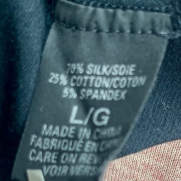 Elie Tahari Black Silk-Blend One-Shoulder Braided Strap Top L - Picture 7 of 8